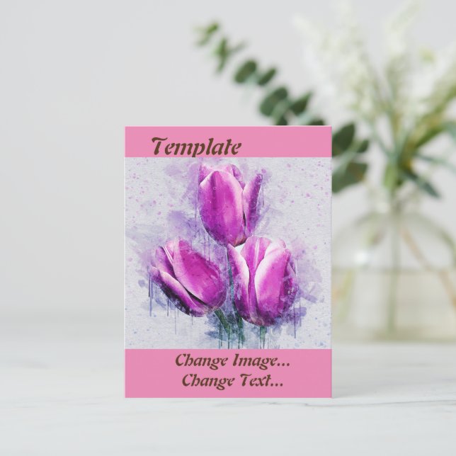 Wedding Stationery Postcard (Standing Front)