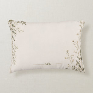 Wedding Stationery with Natural Botanical Charm Accent Pillow
