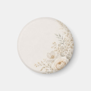 Wedding Stationery with Refined Neutral Details Magnet
