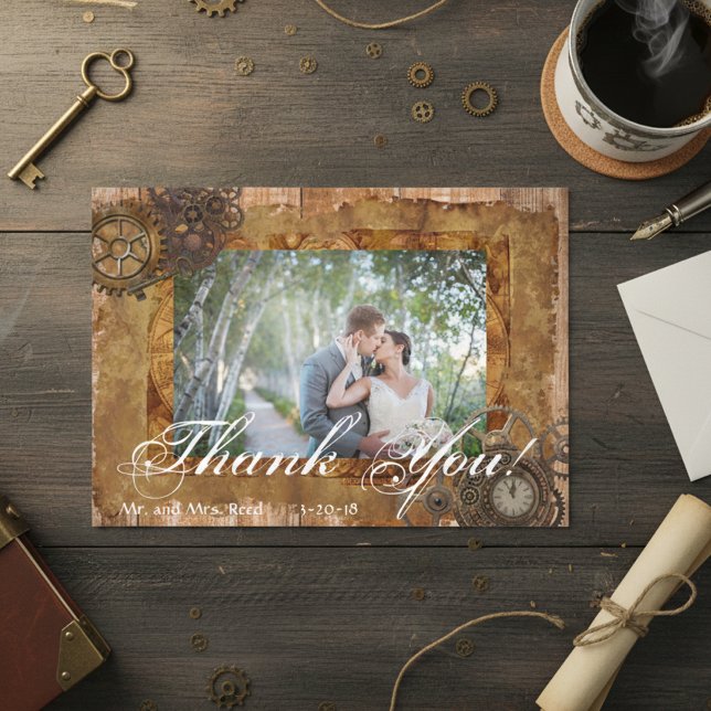 Wedding Steampunk Vintage Victorian Photo Template (Creator Uploaded)