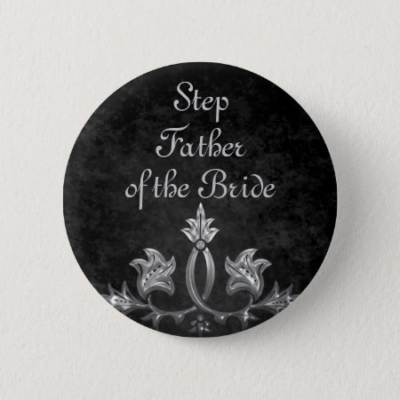 Wedding Step Father Bride Button