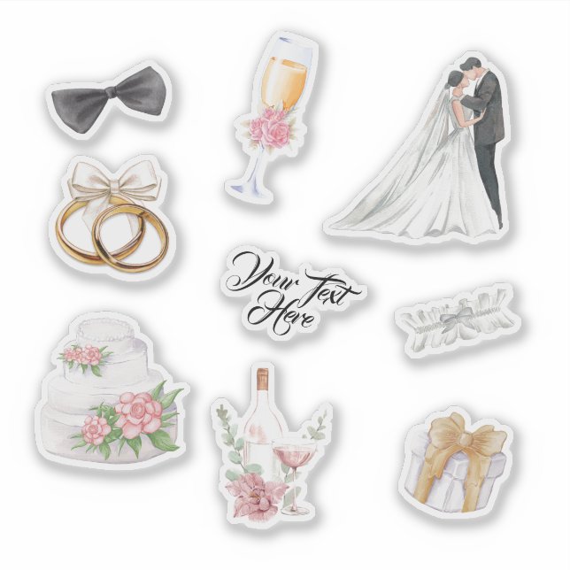 Wedding Sticker (Front)