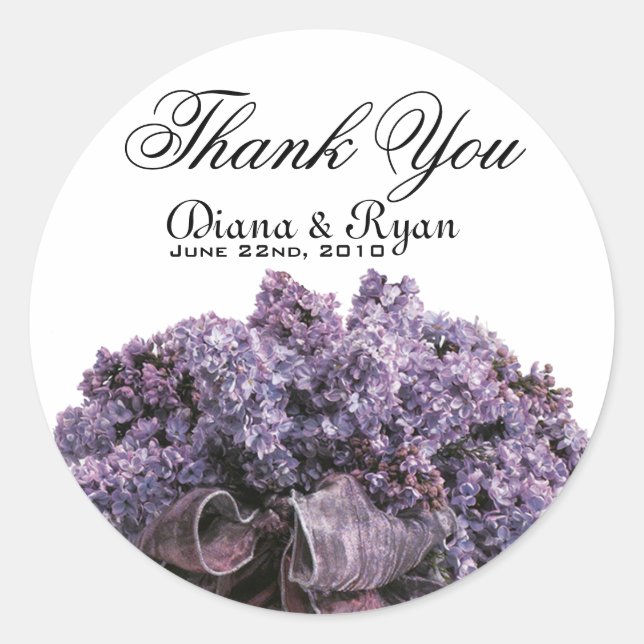 Wedding Sticker (Front)
