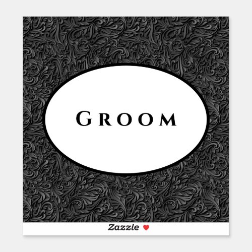 Wedding Sticker Groom