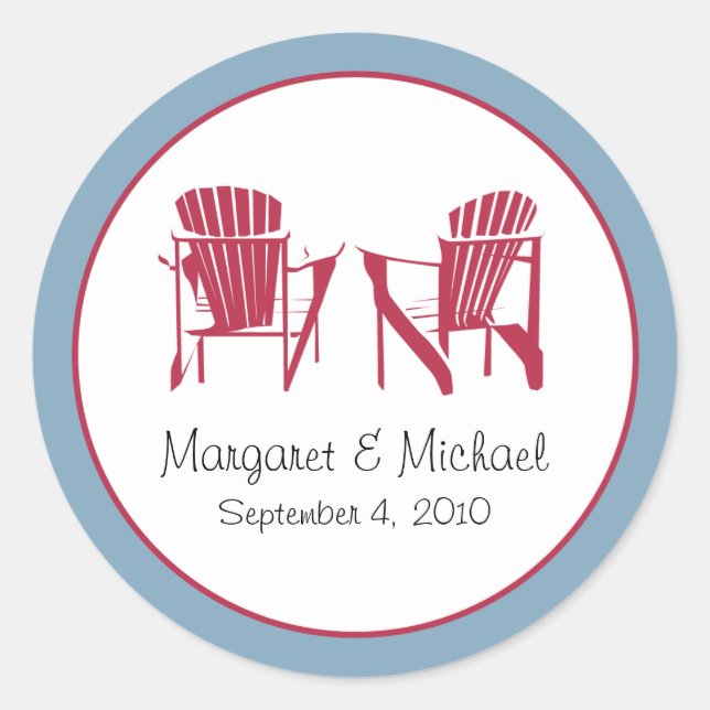 Wedding Sticker - Personalized (Front)
