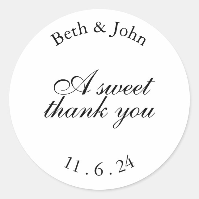 wedding stickers (Front)