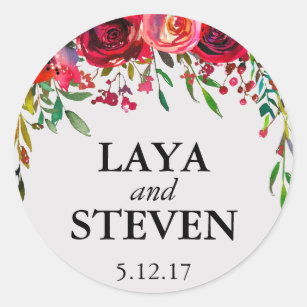 Invitation Seals Wedding Stickers Labels Zazzle Wedding Stickers Invitation Envelope Seals Rose
