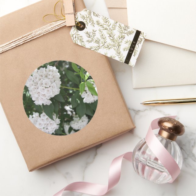 Wedding Stickers Pretty White Mountain Laurel (Gifting)