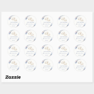 Wedding stickers to stick on an envelope