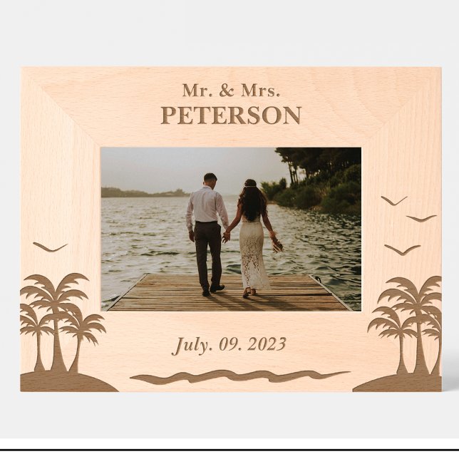 Wedding Summer Scene Custom Wood Picture Frames (Creator Uploaded)