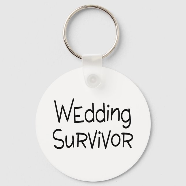 Wedding Survivor Keychain (Front)
