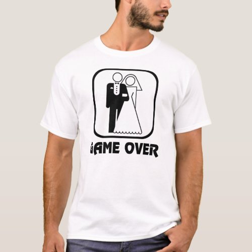 Wedding Symbol Game Over T_Shirt