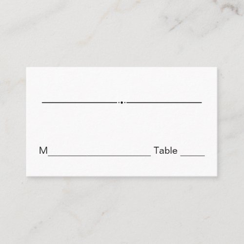 wedding table card number guest place cards