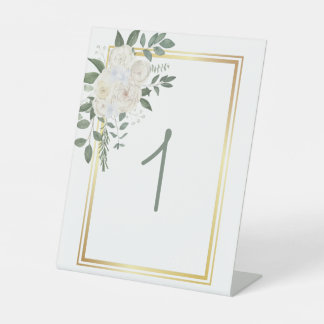 Wedding Table Card Table One Pedestal Sign