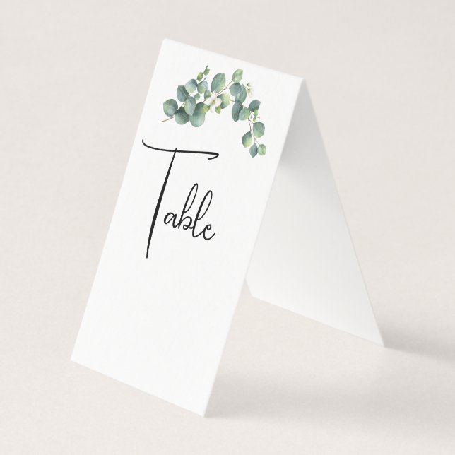 Wedding Table Cards (Front)