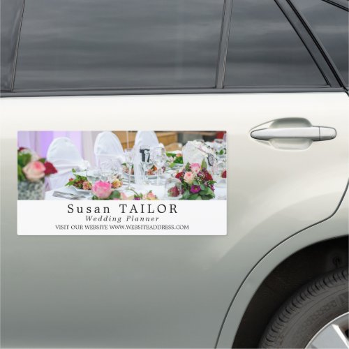 Wedding Table Display Wedding Event Planner Car Magnet