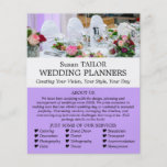 Wedding Table Display, Wedding Event Planner Flyer<br><div class="desc">Wedding Table Display,  Wedding Event Planner Advertising Flyer by The Business Card Store.</div>