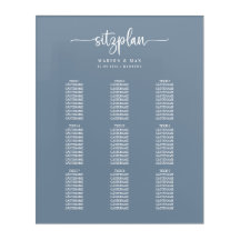 wedding table Dusty Blue 01