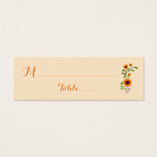 Wedding Table Guest Place Card Table Assignment