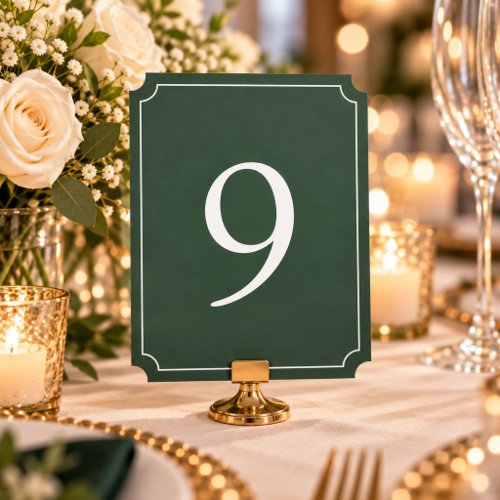 Wedding Table Number Cards | 5x7 Reception Card