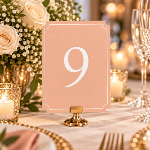 Wedding Table Number Cards | 5x7 Reception Card