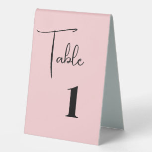 Wedding Table Number Tent Table Tent Sign