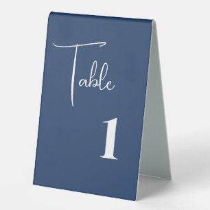 Wedding Table Number Tent Table Tent Sign