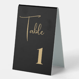 Wedding Table Number Tent Table Tent Sign