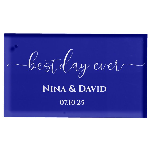 Wedding Table Place Card Holder (Front)