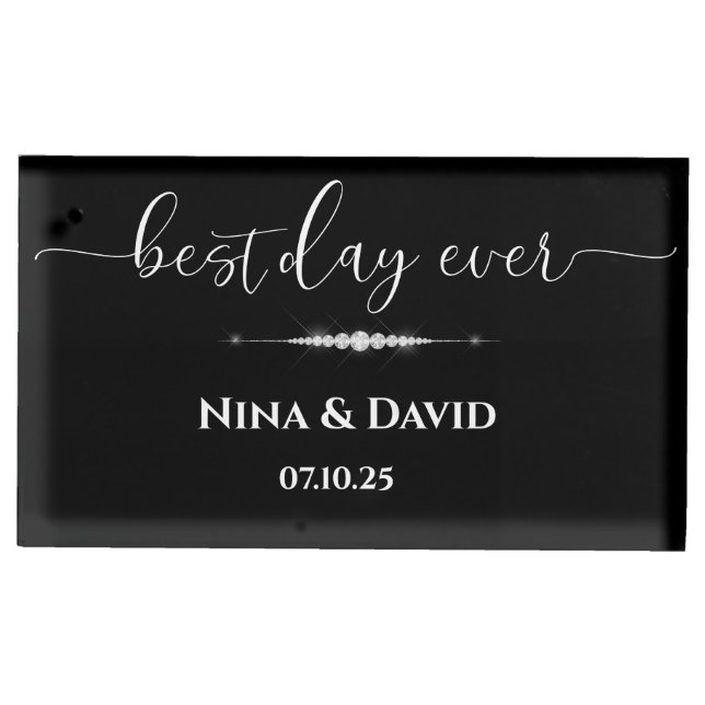 Wedding Table Place Card Holder (Front)