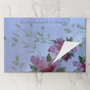 Wedding Table Place Setting Decorations Paper Plac Pad