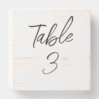 Wedding Table Signs