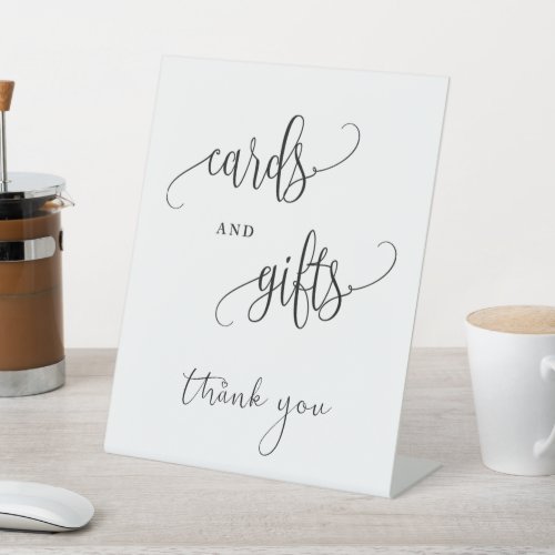 Wedding Tabletop Cards  Gifts Sign