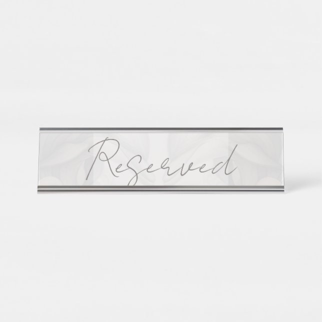 Wedding Tabletop Dolphin Theme Desk Name Plate (Front)