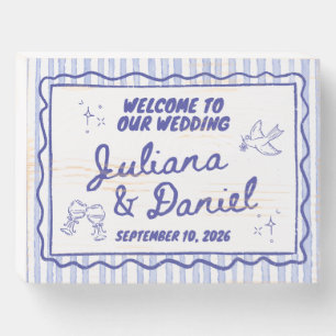 Wedding Tabletop Signs – Elegant Personalized Déco
