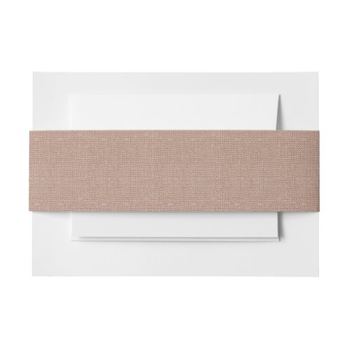 Wedding tan brown canvas belly band