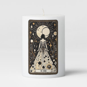 Wedding Tarot Bride Pillar Candle