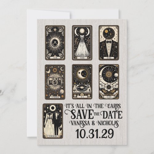 Wedding Tarot Save The Date
