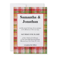 Wedding Tartan Simple