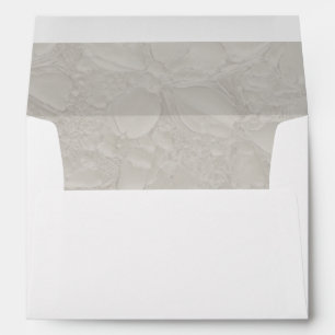 Wedding Taupe Grey Modern Simple  Envelope