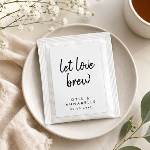 Wedding Tea Bags   Custom Favor Tea Bag Gift Drink Mix