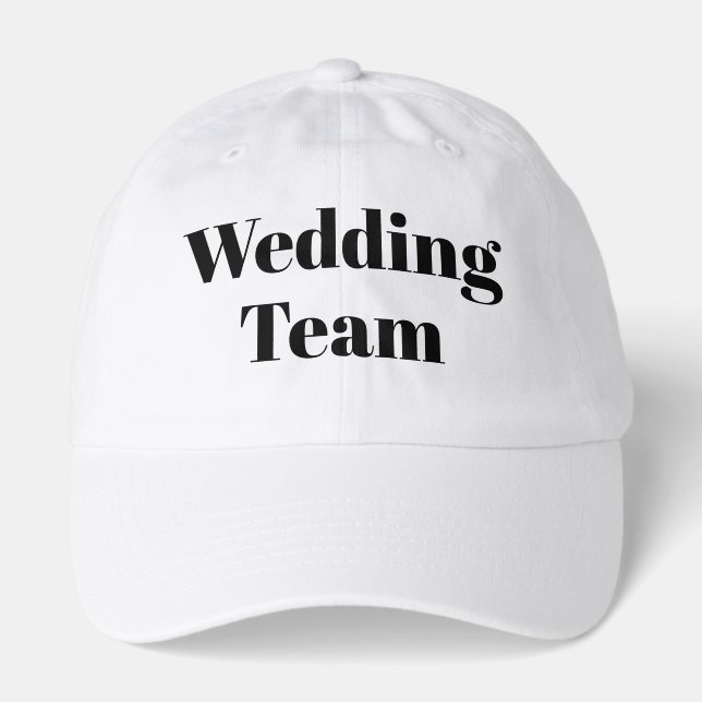 Wedding Team Hat (Front)