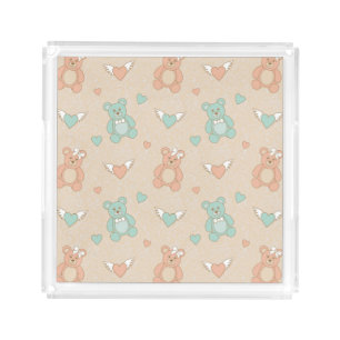 Wedding-teddies Acrylic Tray
