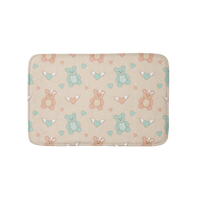 Wedding-teddies Bathroom Mat (Front)