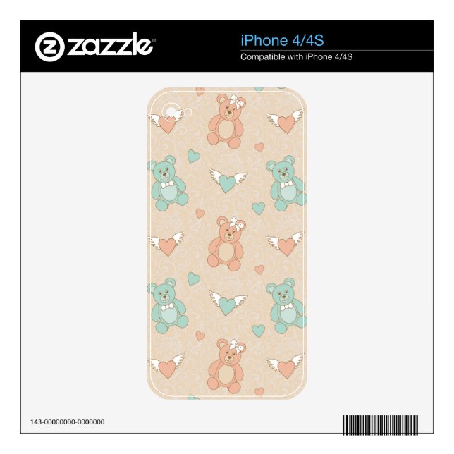 Wedding-teddies Decal For The iPhone 4S (Product)