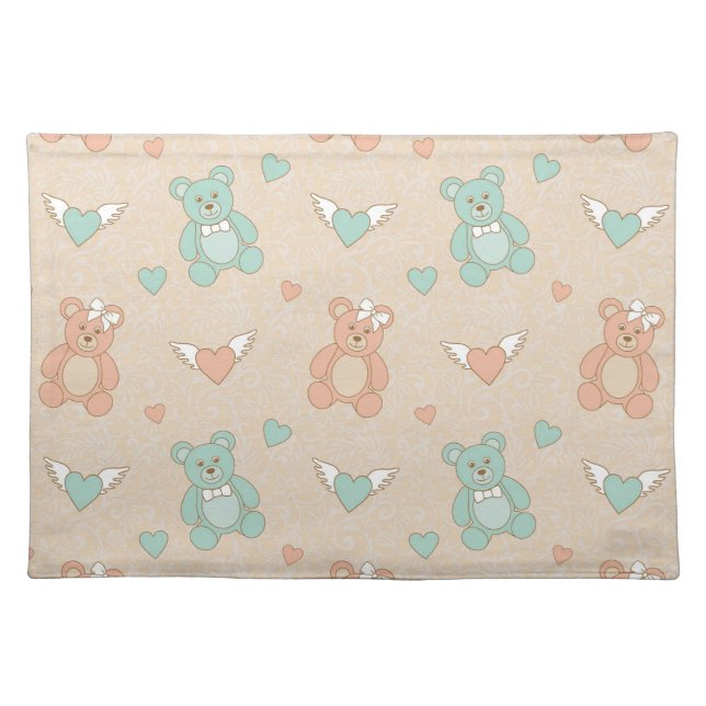 Wedding-teddies Placemat (Front)