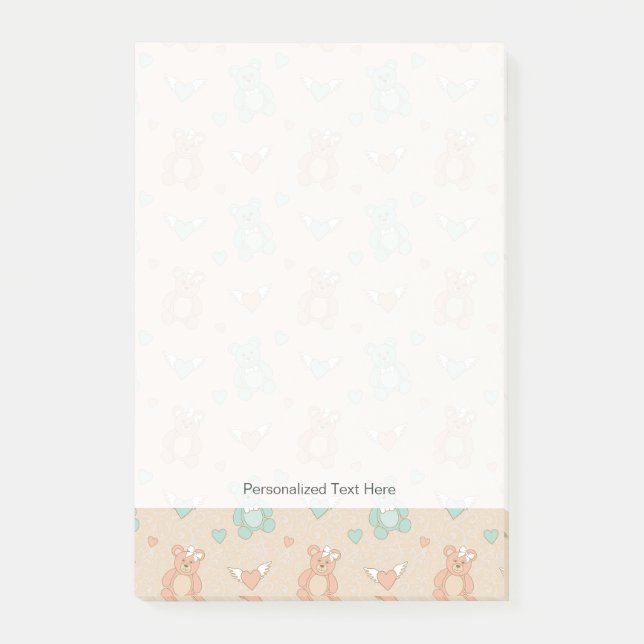 Wedding-teddies Post-it Notes (Front)
