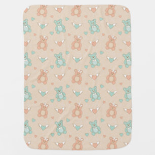 Wedding-teddies Receiving Blanket