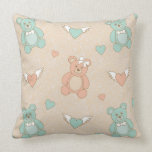 Wedding-teddies Throw Pillow