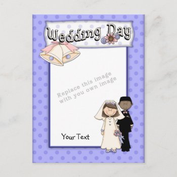 Wedding Template - Customizable Postcard by karanta at Zazzle